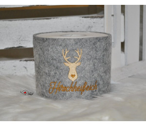 Stickserie - Hirsch Sprüche Klorollenverstecker